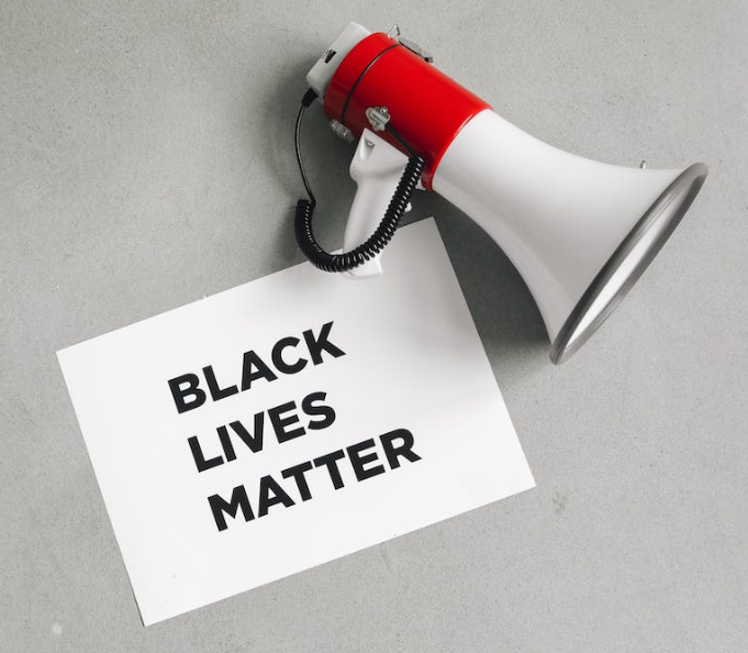 Megaphone Black Lives Matter