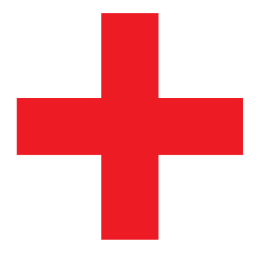 Red cross on white field